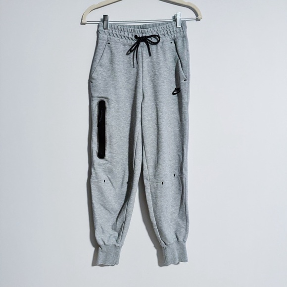 Nike - Light Grey Tech Fleece Joggers - Picture 1 of 5